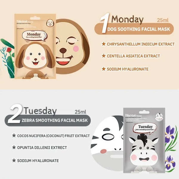Animal Face Mask Fun Set
