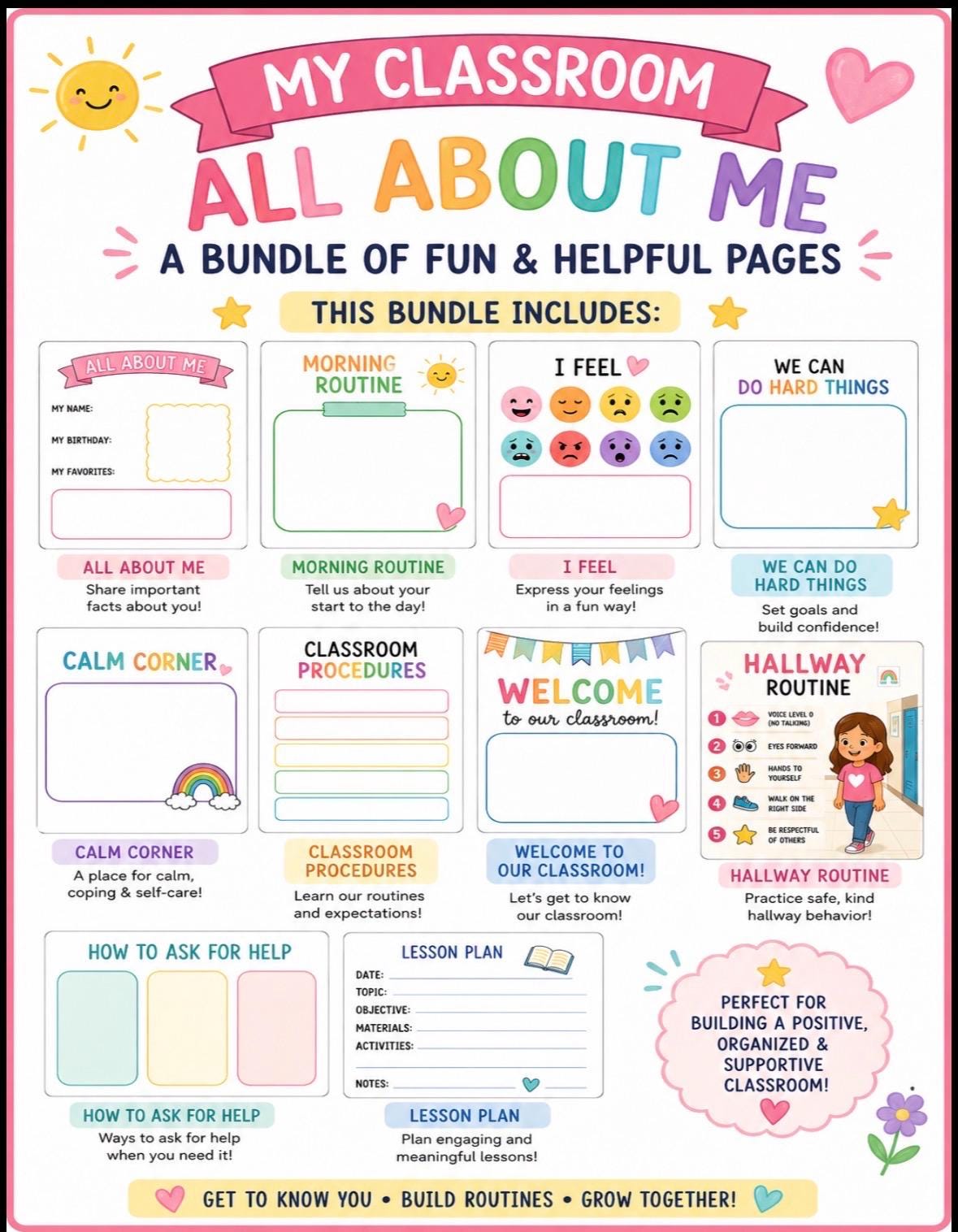 Everything-but-the-Coffee First Year Teacher Bundle I SEL I Behavior Supports