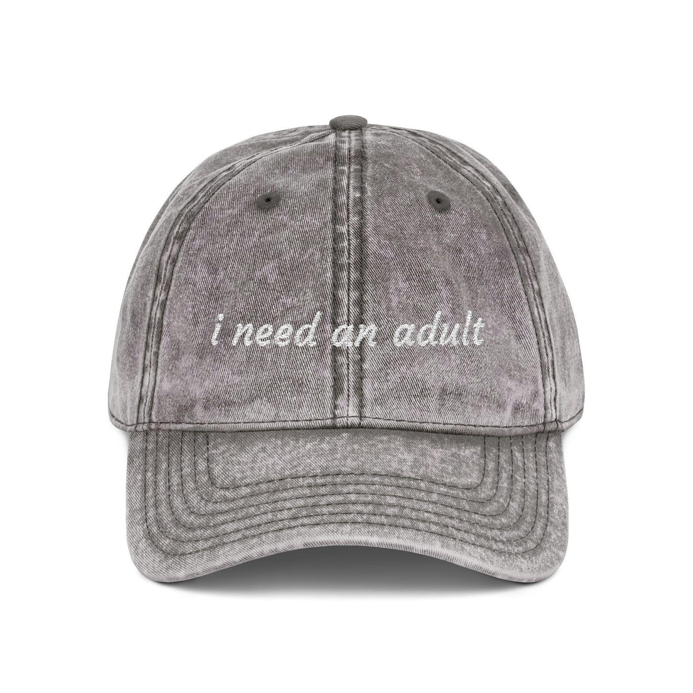 i need an adult Embroidered Cap | vintage distressed dad hat